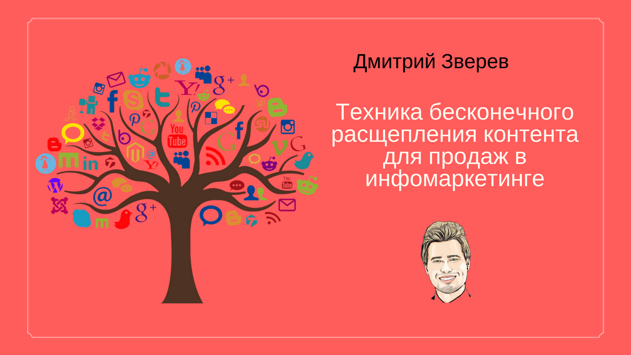 Техника бесконечного расщепления контента для продаж в инфомаркетинге